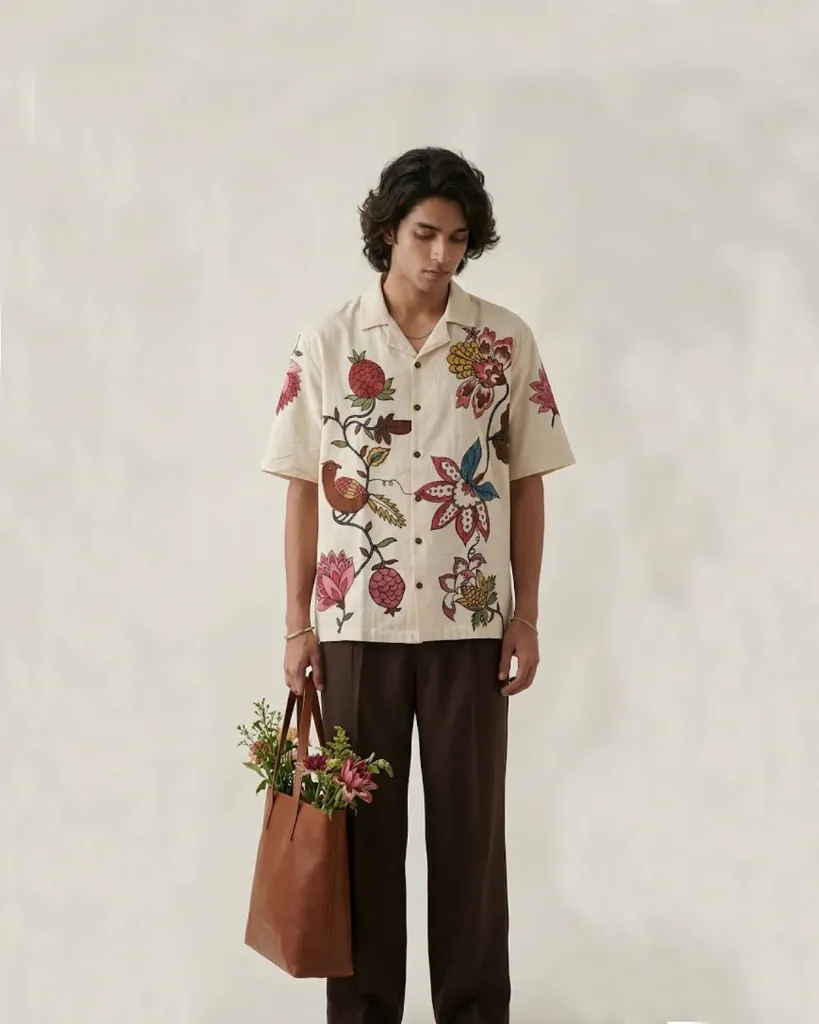 The Morris Khadi Shirt
